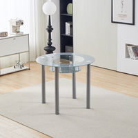 Ensembles de tables à manger modernes et luxueuses pour la maison, en verre, Comedores Mesa De Comedor, pour utilisation hôtelière