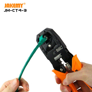 <span class=keywords><strong>Pince</strong></span> à <span class=keywords><strong>sertir</strong></span> modulaire pour fiches RJ11 RJ12 RJ45, outil de sertissage et de dénudage de câbles réseau, <span class=keywords><strong>pince</strong></span> multifonction en acier - Product Image 1