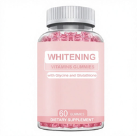 Délicieuses Gommes au Glutathion Sans Résidu, Complexe Multivitaminé avec Glycine, Faciles à Prendre, Nutrition pour la Peau pour Adultes