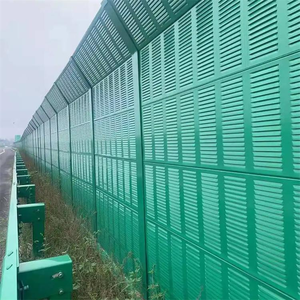 Barrière acoustique métallique, fabricant <span class=keywords><strong>de</strong></span> barrières anti-bruit, panneaux à lattes perforées pour extérieur, <span class=keywords><strong>laine</strong></span> <span class=keywords><strong>de</strong></span> <span class=keywords><strong>verre</strong></span>, tôle d'acier galvanisée, acier inoxydable - Product Image 1