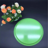 XQ Loyang Kue Bulat Datar Lapisan Anti Lengket Baja Karbon Ketebalan 0.4mm Loyang Panggang