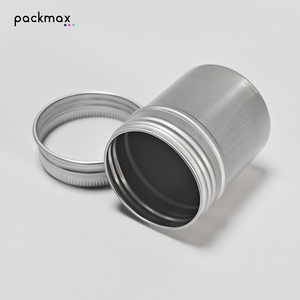Bouteille ronde en aluminium de 50 ml (40*50 mm) en stock pour pilules et capsules - Contenant vide pour médicaments, pilulier, boîte de conserve pour soins de santé, vente en gros - Product Image 3