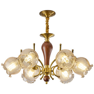 Lámpara de araña vintage francesa de varios focos con luces LED, base de bombilla E27 para dormitorio, sala de estar, iluminación del hogar - Product Image 4