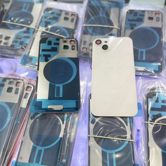 Housing With Parts for Iphone 11 12 13 14 15 16 Pro Max 17 air Se 6 6s 7 8 Plus X Xr Xs Back Cover Original Mobile Phone Housing