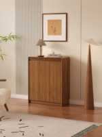 Meuble de rangement moderne en bois de style japonais pour salon, console d'entrée, grande commode de chambre à coucher