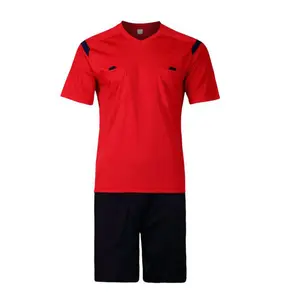 New style soccer match referee jersey short sleeves soccer jersey