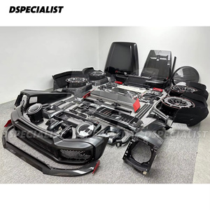 Kit carrosserie de style R W463 G63 en fibre de carbone sèche pour W463 G500 <span class=keywords><strong>G55</strong></span> AMG G63 G-Wagon Spoiler de capot 2002-2018 - Product Image 2