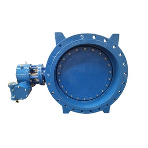Suministro de Fábrica DN600 PN10 Válvula de Hierro Dúctil GGG50 con Asiento Metálico Doble Excéntrico y Accionamiento Manual para Agua - Product Image 2