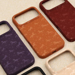 ZENOS Fashion Customized PU Leather Horse Pattern Handmade High-end Mobile Phone <b>Case</b> for for Series-New - Product Image 4