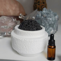 Cube de roche volcanique, diffuseur d'arômes en pierre de lave, ensemble de pierres pour diffuseur d'huiles essentielles, diffusion parfumée