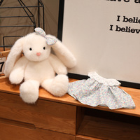 Peluche Lapin Mignonne à Longues Oreilles pour Décoration de Chambre et Maison, Jouet en Peluche Simulé et Moelleux, Vente en Gros Disponible