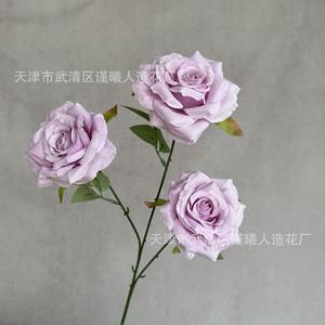 ดอกกุหลาบผ้าไหมประดับเพชร 3 หัว ยี่ห้อ Jinxi ขนาด 65 ซม. สำหรับตกแต่งงานแต่งงานและบ้าน - Product Image 4
