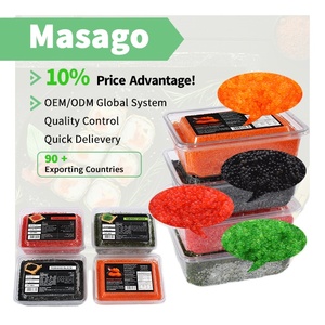 Masago y <span class=keywords><strong>Tobikko</strong></span> Congelados de 500g para Sushi, Colores Naranja, Verde, Negro, Amarillo y Rojo, Certificación Horeca, Halal, BRC e ISO - Product Image 1