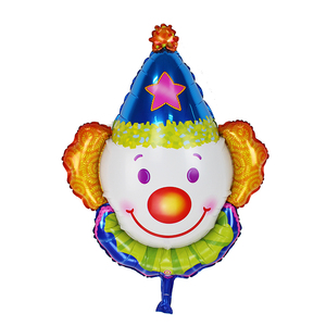 Globo grande y divertido de payaso para niños, <span class=keywords><strong>feliz</strong></span> <span class=keywords><strong>cumpleaños</strong></span>, <span class=keywords><strong>Feliz</strong></span> Navidad, papel de aluminio - Product Image 6