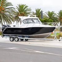Bateau de pêche en aluminium Gospel de 25 pieds, yacht sportif soudé, croiseur rapide, bateau de plaisance, moteur hors-bord 250-350 CV, garantie 3 ans