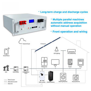 ราคาโรงงาน แบตเตอรี่ลิเธียมไอออนพลังงานแสงอาทิตย์ 51.2V 100Ah 200Ah 280Ah 314Ah สำหรับเก็บพลังงาน พร้อมใบรับรอง CE - Product Image 1