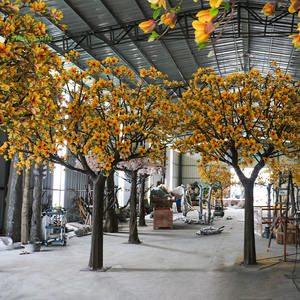 شجرة زهر الكرز الاصطناعي أشجار الكرز البرتقال شجرة زهر الكرز الديكور الحدث - Product Image 1