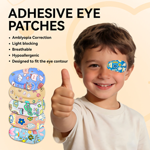 OEM Amblyopia Strabismus Lazy <strong>Eye</strong> Patch Total Blackout Breathable Low <strong>Allergy</strong> Strong Sticky - Product Image 4