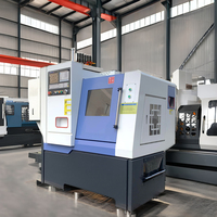 La Chine fabrique un petit mini tour CNC à grande vitesse de haute précision H32i Machine de tour CNC à lit incliné