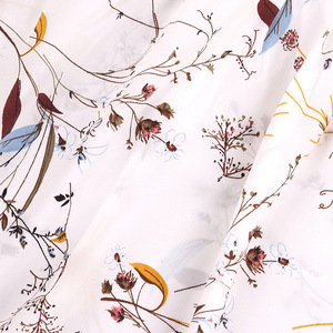 Baby Party Wear Kids White Princess Printed Polyester Fresh Flower Style Girl <b>Dresses</b> - Product Image 4