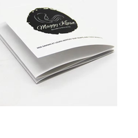 Brochure publicitaire, dépliant, livret imprimé en offset couleur personnalisée avec papier kraft et logo sur mesure