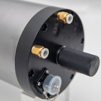 Broche de meulage huile-air BT40 36000 tr/min 150 mm, broche dynamique hydrostatique à entraînement par courroie, lubrifiée par huile-air, haute précision pour CNC