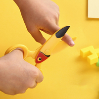 Tijeras de Plástico para Niños, Cuchillas de Plástico para Cortar Papel, Tijeras de Entrenamiento para Niños, Herramientas de Arte y Manualidades para la Escuela y el Aula