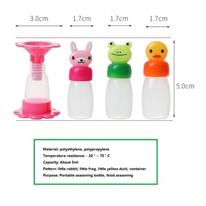 ขวดซอสซูชิรูปกระต่าย เป็ด กบ ขนาด 3 มล. ขวดซอสพลาสติกน่ารักสำหรับใส่ซอสถั่วเหลืองแบบมินิสำหรับกล่องเบนโตะ - Product Image 3