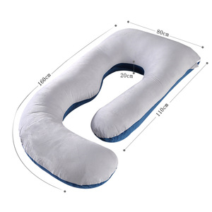Cristal terciopelo algodón J tipo mujer <span class=keywords><strong>embarazada</strong></span> almohada fábrica al por mayor mujer <span class=keywords><strong>embarazada</strong></span> cintura protección lateral almohada <span class=keywords><strong>para</strong></span> dormir - Product Image 2