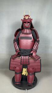 Armadura de Cuero Genuino Usada en <span class=keywords><strong>la</strong></span> <span class=keywords><strong>Película</strong></span> de Uesugi Kenshin, Armadura Samurai Auténtica Usable, Accesorios de Cine y Televisión, Unisex para Adultos - Product Image 4