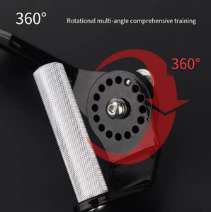 360 °   <span class=keywords><strong>Barre</strong></span> de traction latérale multi-prise rotative pour la musculation, poignée Mag Grip, poignée neutre, accessoires pour <span class=keywords><strong>machine</strong></span> à câble - Product Image 3