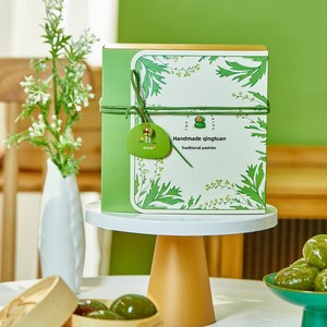 Scatola Regalo Pieghevole in Carta Kraft Personalizzata per Qingtuan, Festival <span class=keywords><strong>di</strong></span> Primavera, Confezioni per Dolci Cinesi, Vendita all'Ingrosso - Product Image 3