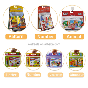 Baby Kids Custom 6 pagine dure riutilizzabili disegno da colorare Doodle giocattolo magico libro di acqua - Product Image 6