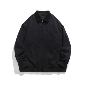 Chaqueta Retro con Logotipo Personalizado, Chaqueta Informal Corta con Bordado Simple para Hombre, Abrigo Informal para Pareja, Cómodo, Moderno y Popular para Actividades al Aire Libre - Product Image 5