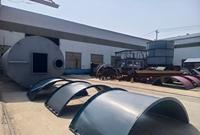 Silo mobile en acier inoxydable pour cendres de soude avec filtre de ventilation et convoyeur à vis sans fin pour centrale à béton