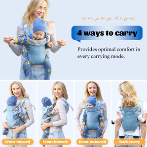 Porte-bébé pour bébés et tout-petits, facile à porter à l'avant et à l'arrière, aide au <span class=keywords><strong>portage</strong></span> ergonomique avec soutien du cou - Product Image 6