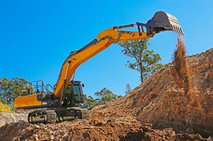 Excavadora de cadenas de brazo extendido XE370DLL para dragado de ríos y proyectos de conservación de agua - Product Image 1