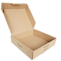 Boîte de commande par correspondance personnalisation vente en gros d'emballage pliable en papier kraft brun en carton ondulé boîte de t-shirt personnalisée pour hommes boîte d'emballage de vêtement postal avec rabat usine de force