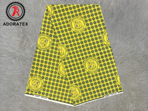 Tissu en polyester super wax impression uniforme scolaire tenue des élèves propagande activité étoffe teinte polyester <span class=keywords><strong>coupon</strong></span> - Product Image 2