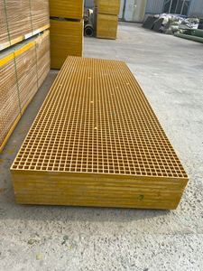 Venta al por mayor de fábrica Rejillas FRP de alta calidad con servicio de corte anticorrosión y contra incendios Uso industrial - Product Image 2