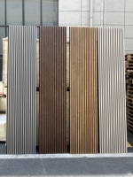 Panneaux acoustiques 3D naturels économiques en MDF, ignifuges, flexibles et insonorisants pour hôtels