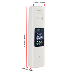 Atem-Alcotester Tragbarer berührungs loser Alkohol <span class=keywords><strong>tester</strong></span> Digitales LCD-Display Typ C Lade alkohol detektor Alkohol <span class=keywords><strong>tester</strong></span> Schwarz - Product Image 2