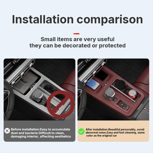 Waterproof And Stain Resistant <b>Car</b> Dust Proof Pad Silicone Reduce Interior Noise for HongQi HS5 - Product Image 2
