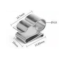 Componentes de Montaje para Paneles Solares, Abrazaderas para Cables, Accesorios de Fijación, Clips para Cables, Kit de Fijación con Hebilla SUS304
