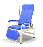 Fauteuils d'infusion sanguine réglables et confortables EU-MC588 pour hôpitaux, fauteuils médicaux inclinables pour transfusion IV pour patients