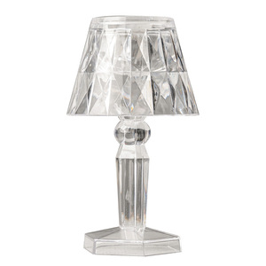 Diamond Shape LED Night Light Warm White <b>Battery</b> Powered Tap Control Desk Lamp For Bedroom Decor - Product Image 5