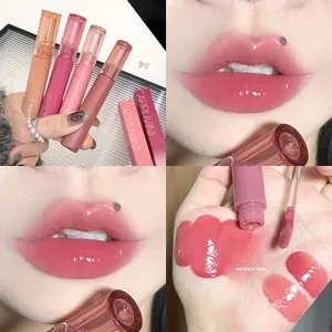 Cappuvini Mineral Liquid Lip Glaze Water Gloss Soft Candy Jelly Rouge à lèvres pour femmes et étudiants Maquillage mat - Product Image 2