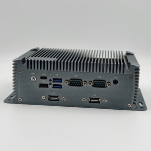 Không Quạt Công Nghiệp Mini PC j6412 Quad Core Intel Celeron 7usb 4LAN Barebone máy tính RJ45 Com M.2 NVMe Nic máy tính công nghiệp - Product Image 2