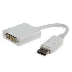 Adaptador - DisplayPort Macho a DVI 24+5 Hembra, Blanco, Permite la Conexión de Dispositivos, Ideal para Video y Audio Digital. - Product Image 1