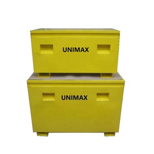Factory Wholesale Cheap Industrial Heavy Duty Steel Jobsite Work <b>Tool</b> Storage Gang <b>Box</b> Chest Yellow Powder Coated - Product Image 1